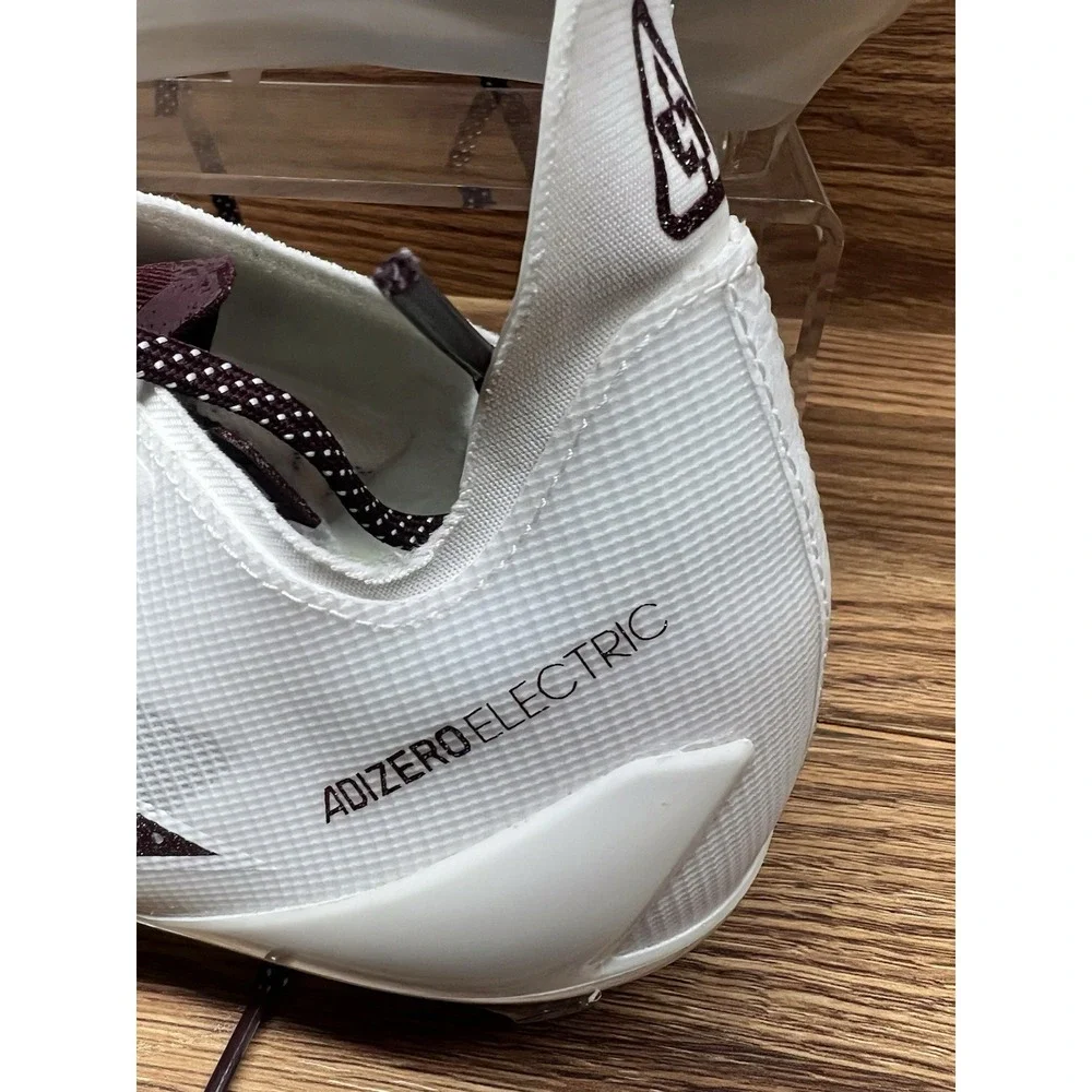 Size 8 - adidas Adizero Electric IE6289 Football Cleats White Maroon